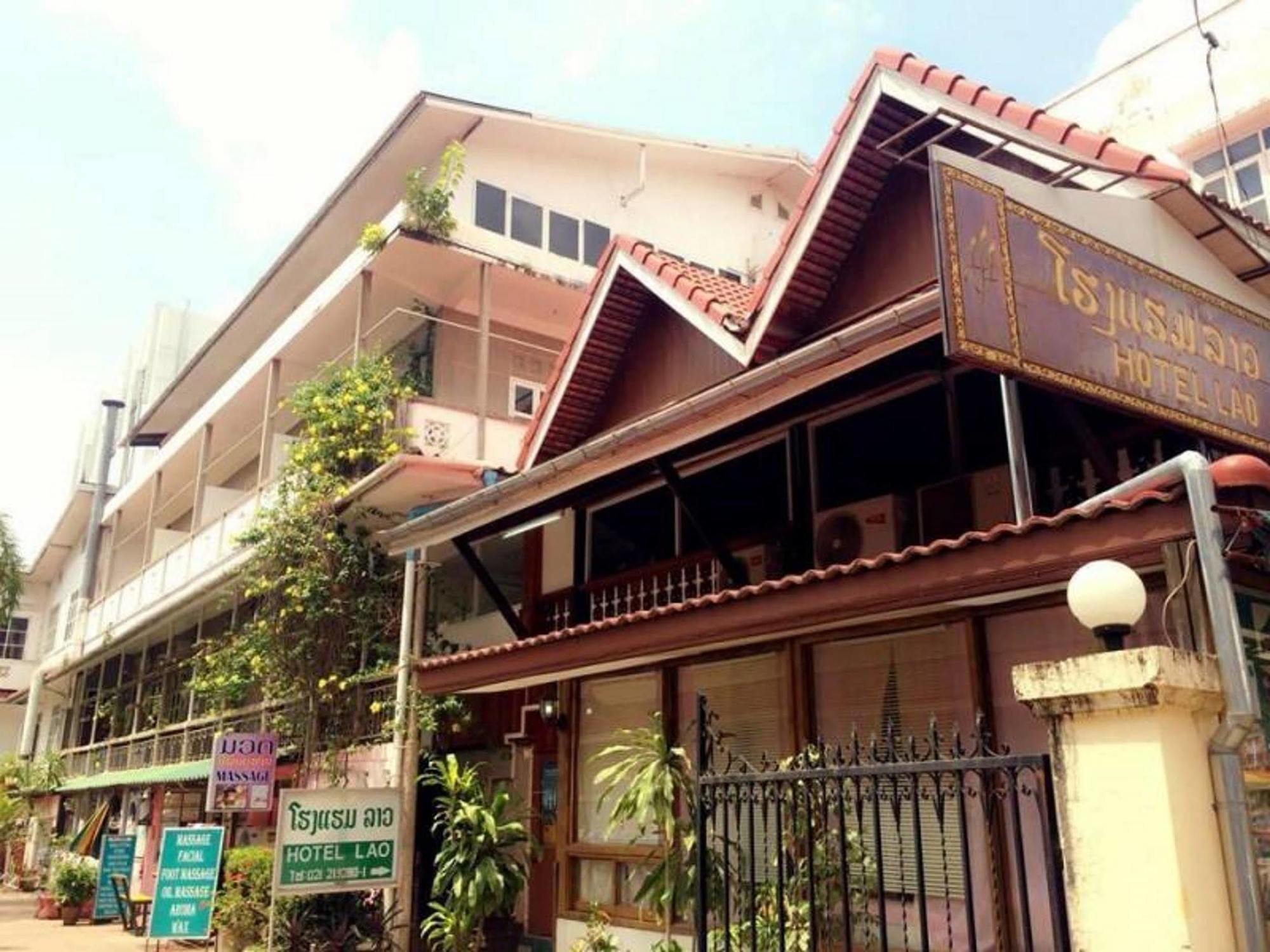 Lao Hotel Vientiane Buitenkant foto